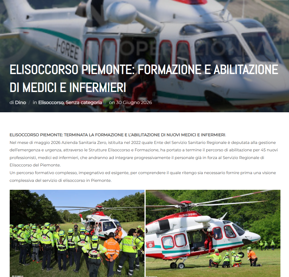 Elisoccorso Piemonte_Formaz.e abilitaz. medici e infermieri_COVER